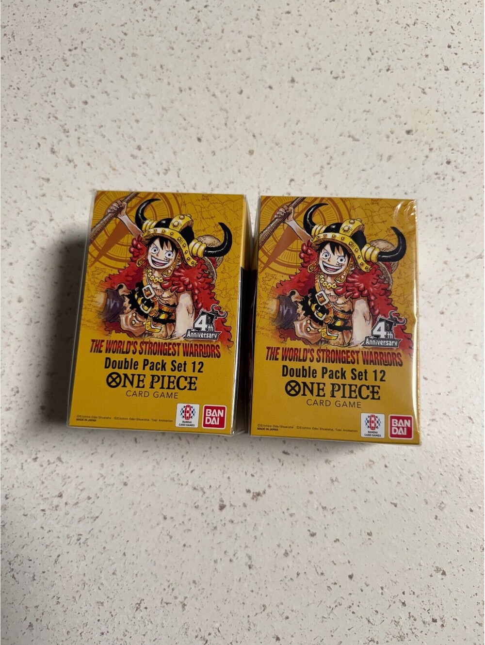 2x 2026 One Piece The World's Strongest Warriors (OP-17) Double Pack Set Vol. 12